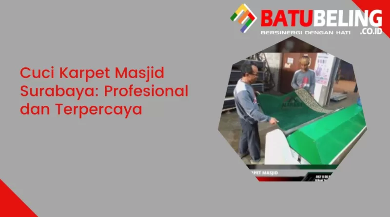 Jasa Cuci karpet Masjid